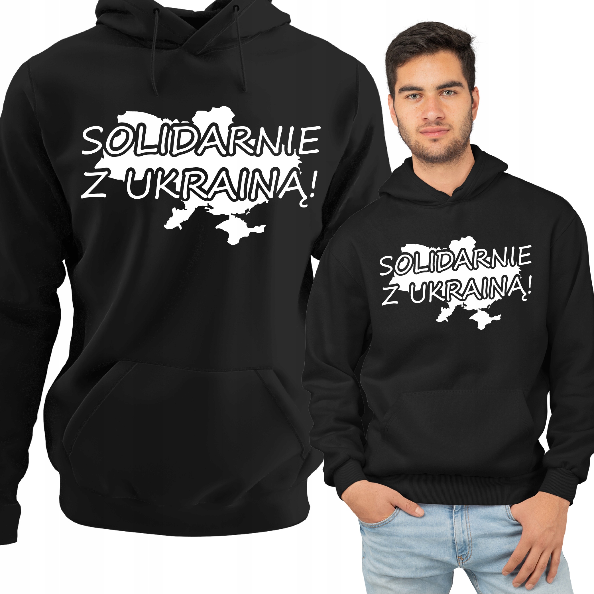 

Bluza Polska Solidarna Z Ukrainą Wolny Kraj Rosja