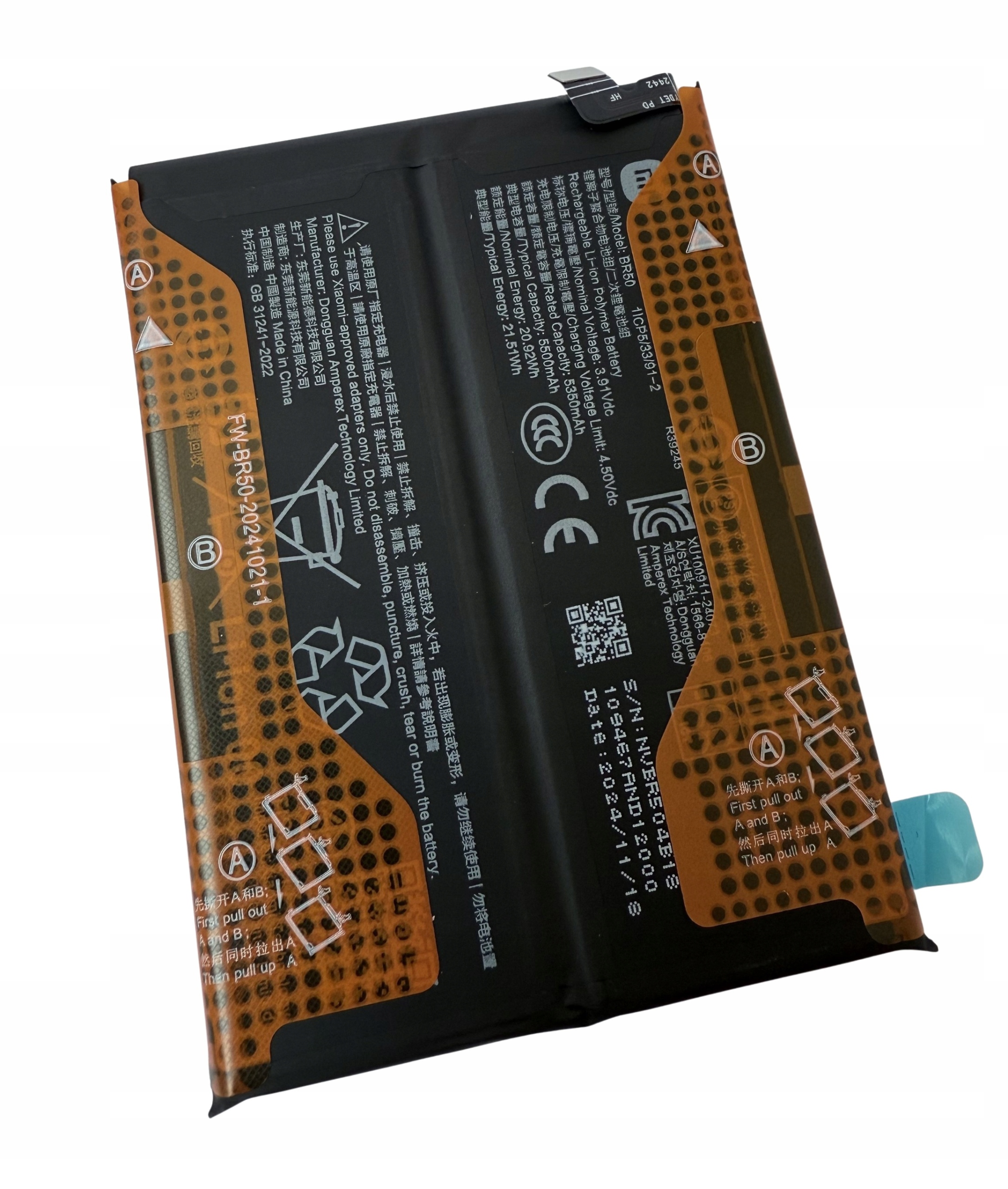 Org Nová originální akumulátor pro Xiaomi Redmi Note 14 4G, BR50