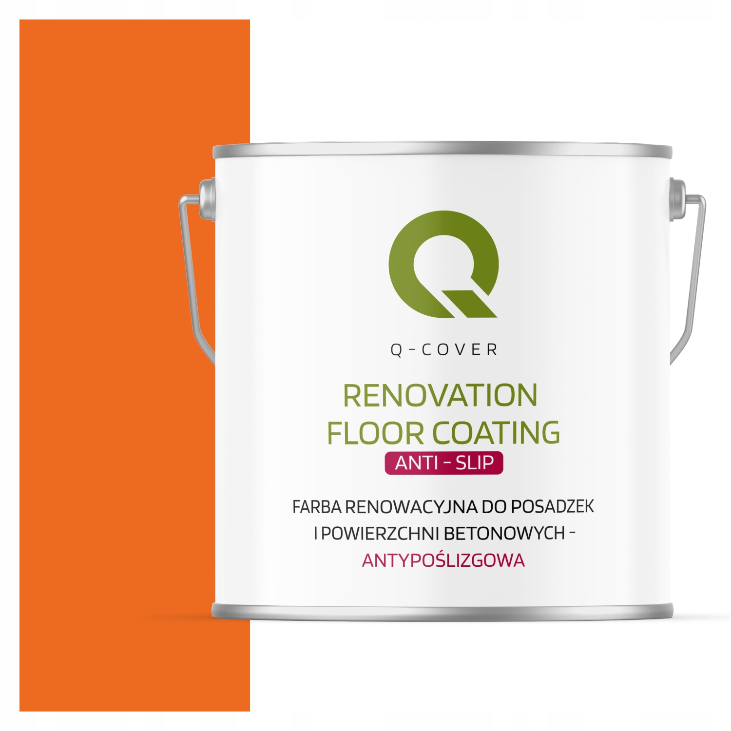 Renovačná Farba Na Podlahy Protišmyková Červená Oranžová RAL2008 5 L