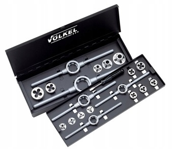 Sada narezávačov s vodiacimi objímkami M3-M12 19ks Hss Volkel