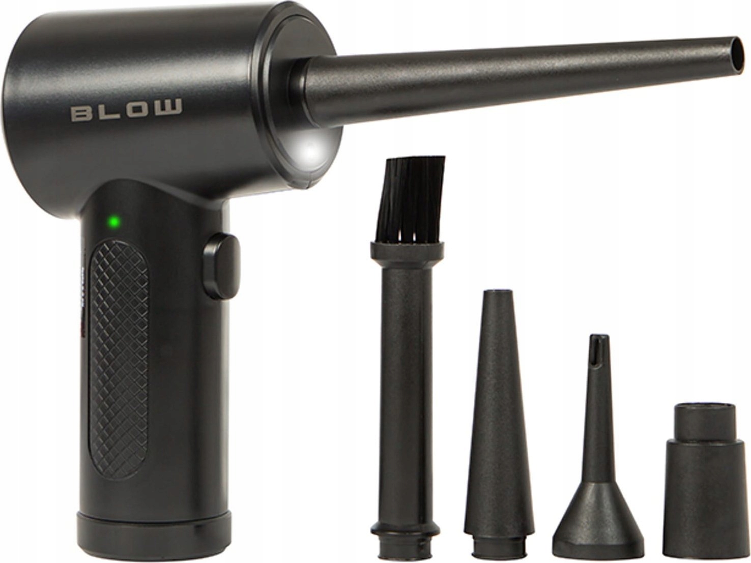 Dmuchawa elektryczna Blow 100W bezprzewodowa 6000 mAh z końcówkami