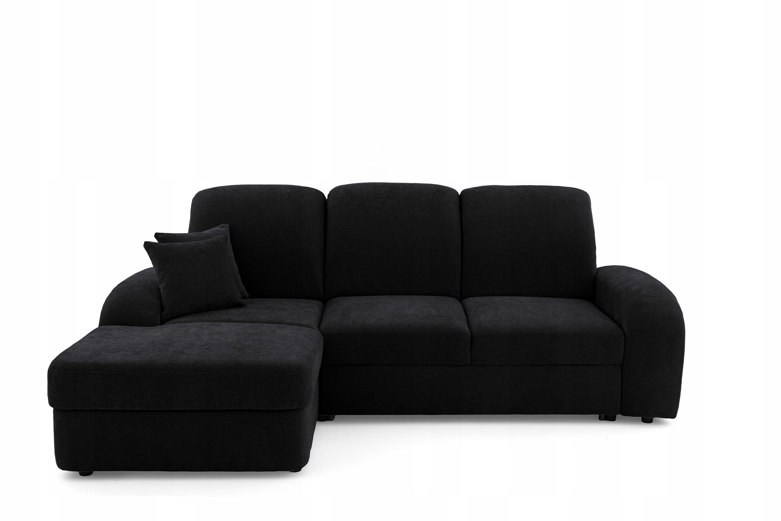 Rohová Sedací Souprava Vibe S Vysoké opěradlo Spaní Kontejner Antracit