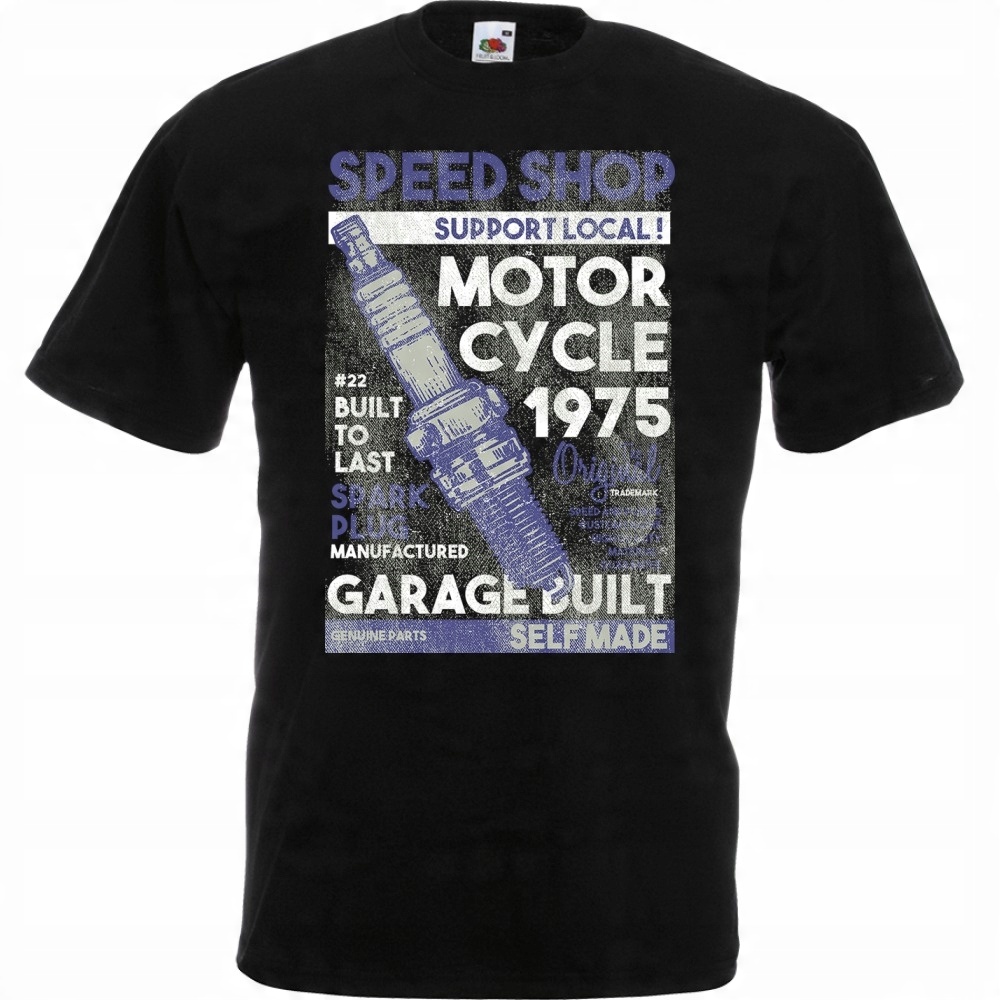

Koszulka silnik motocykl motor speed XXL czarna