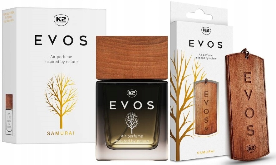 K2 EVOS SAMURAI PERFUMY 50ML ZAWIESZKA ZESTAW Numer katalogowy producenta V052