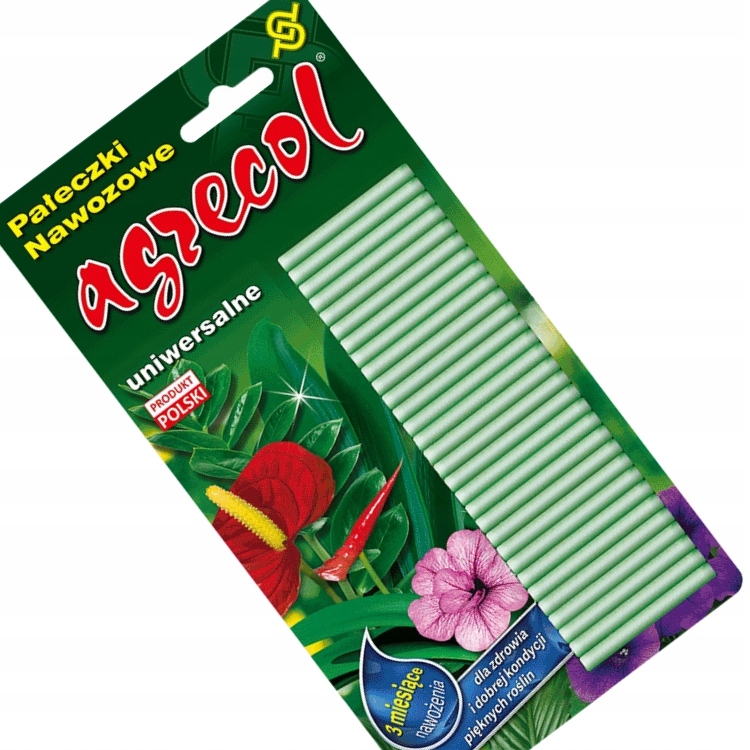 

Pałeczki Nawozowe uniwersalne Agrecol 30 szt.