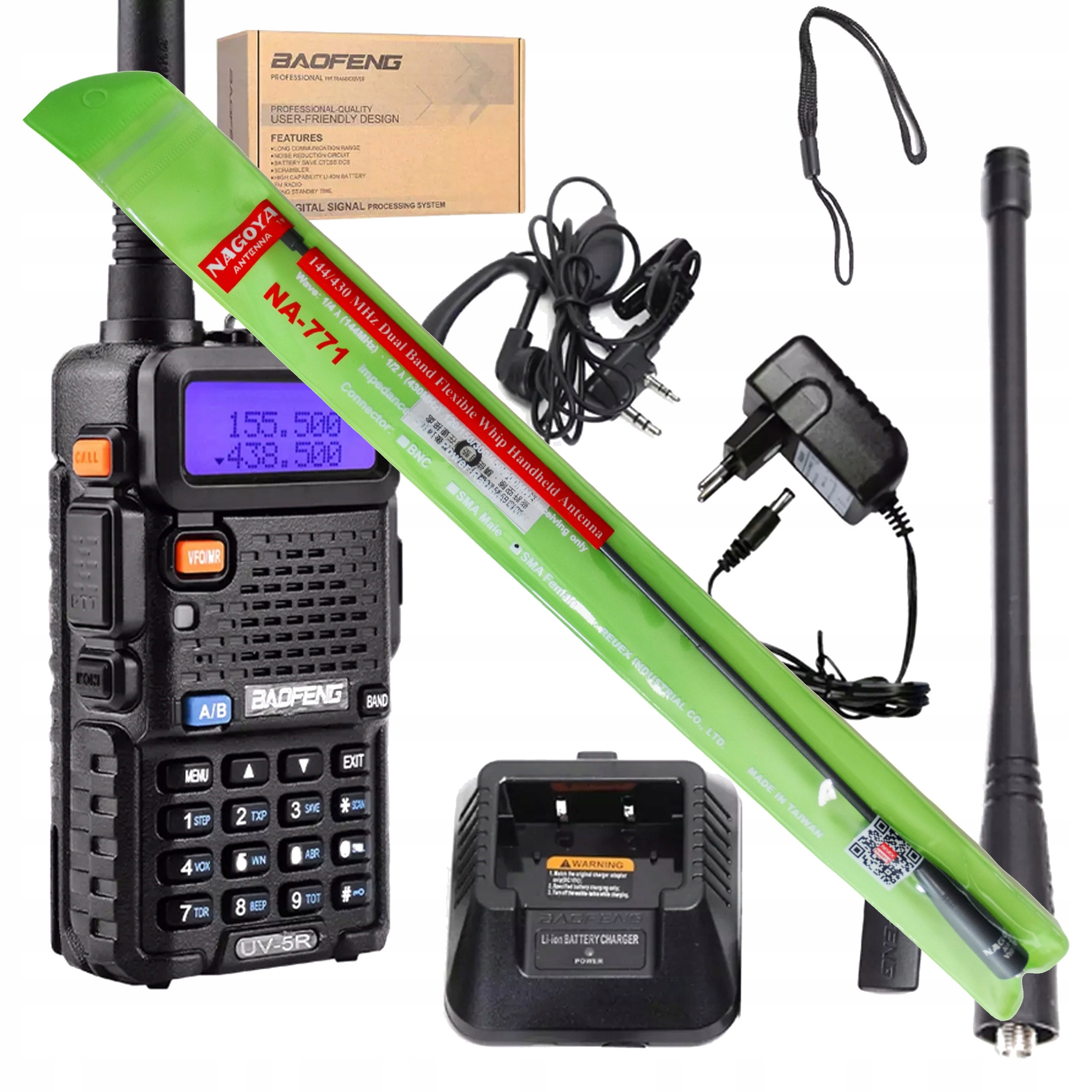 Baofeng UV-5R 5W Nagoya NA-771 Sma-f