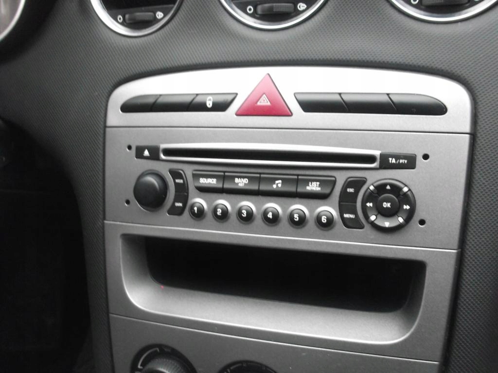 PEUGEOT 308 07-14 RAMKA RADIA 2DIN + STEROWANIE Model cts