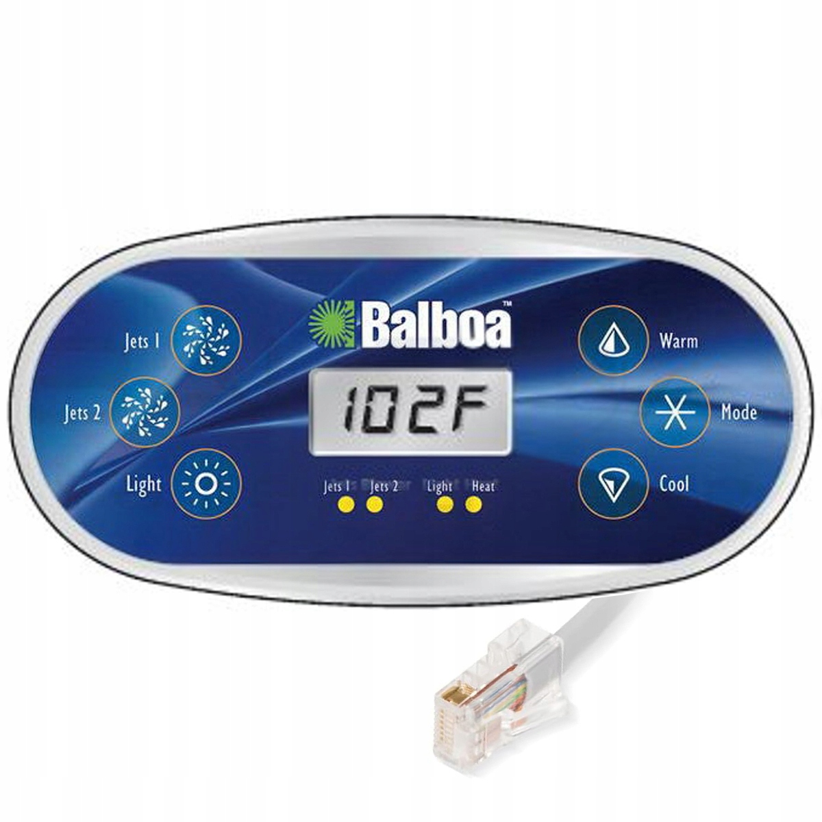 Ovládací panel s displejem Balboa VL600S 2 čerpadla Topside Panel pro Spa