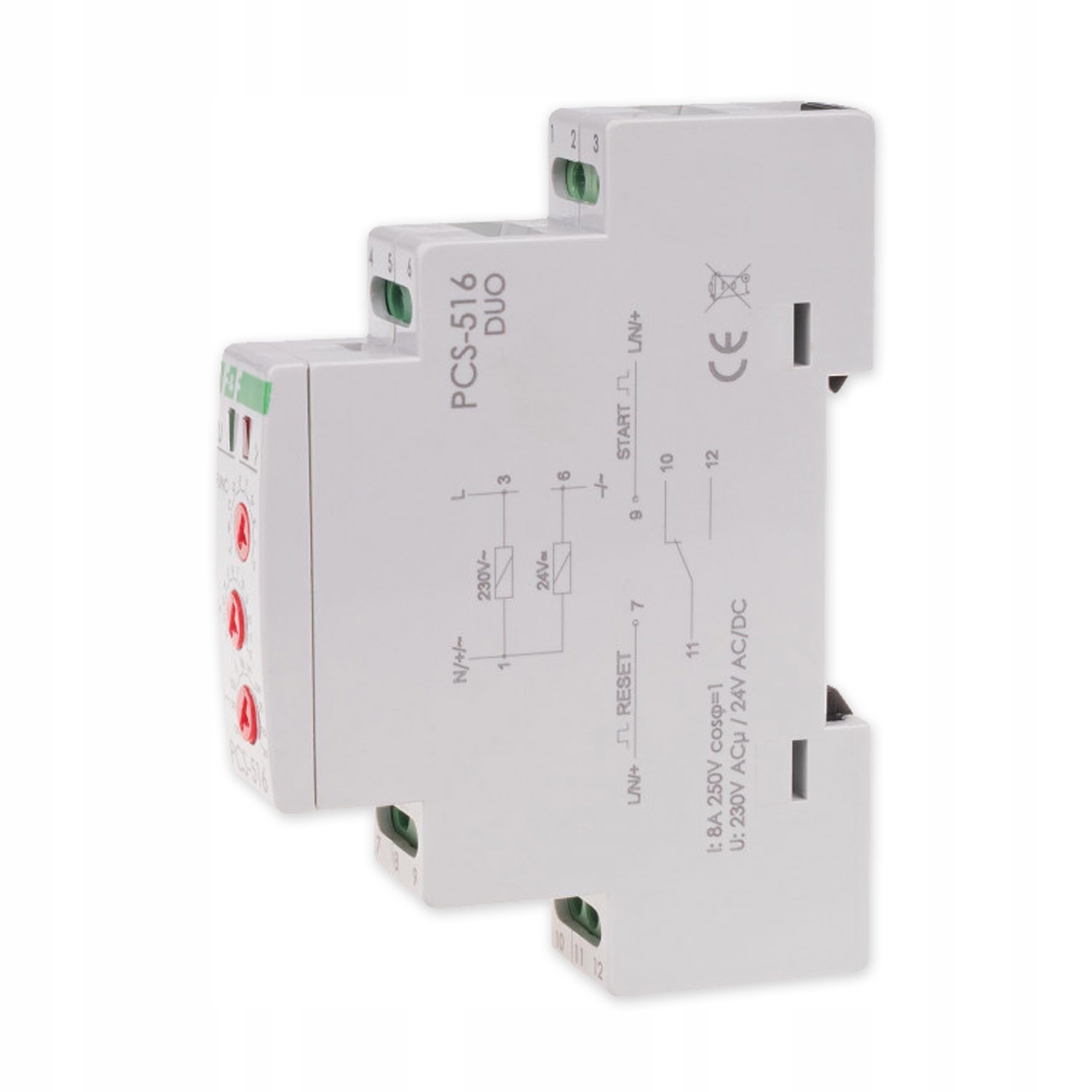 

F&f Przekaźnik Czasowy 1P 8A 24V DC PCS-516DUO