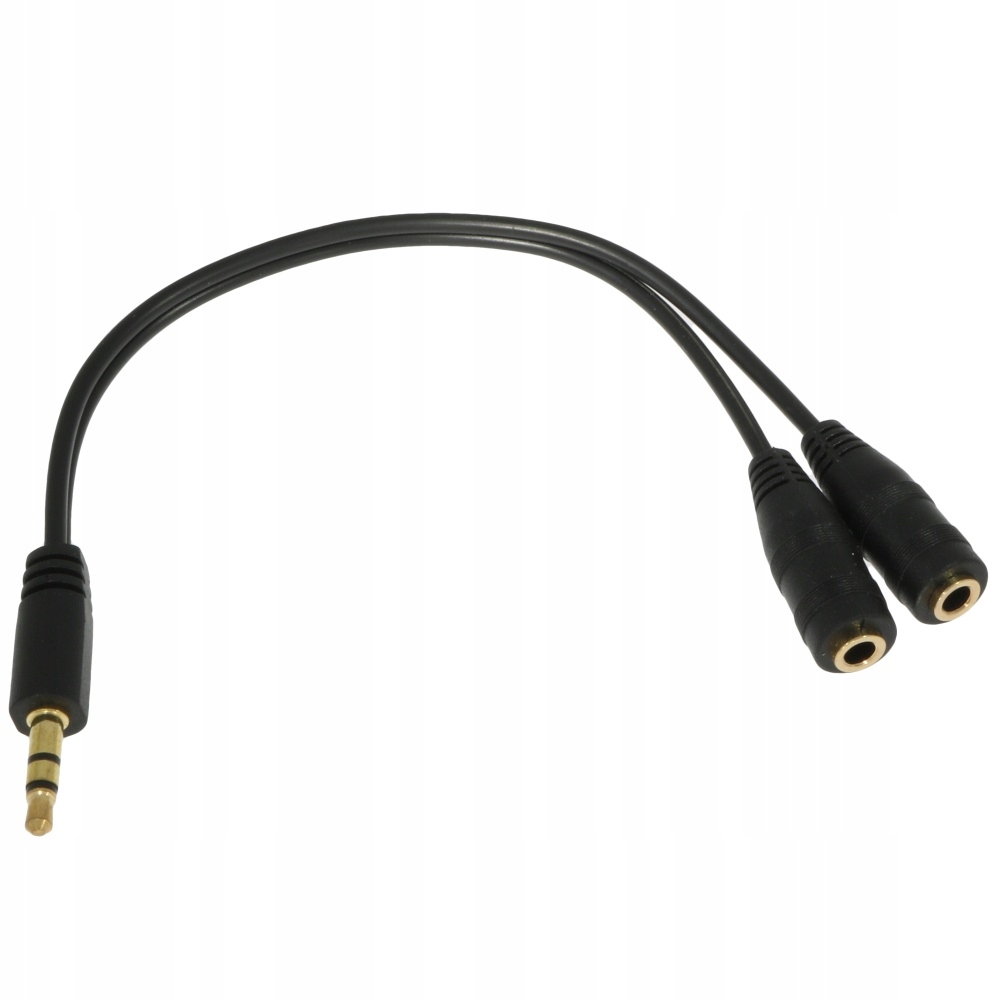 ROZDZIELACZ SPLITTER AUDIO MINI JACK do SŁUCHAWEK
