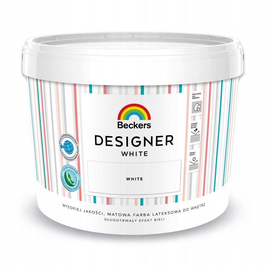 Beckers Designer White 10L Perfektně Krycí Bílá Barva