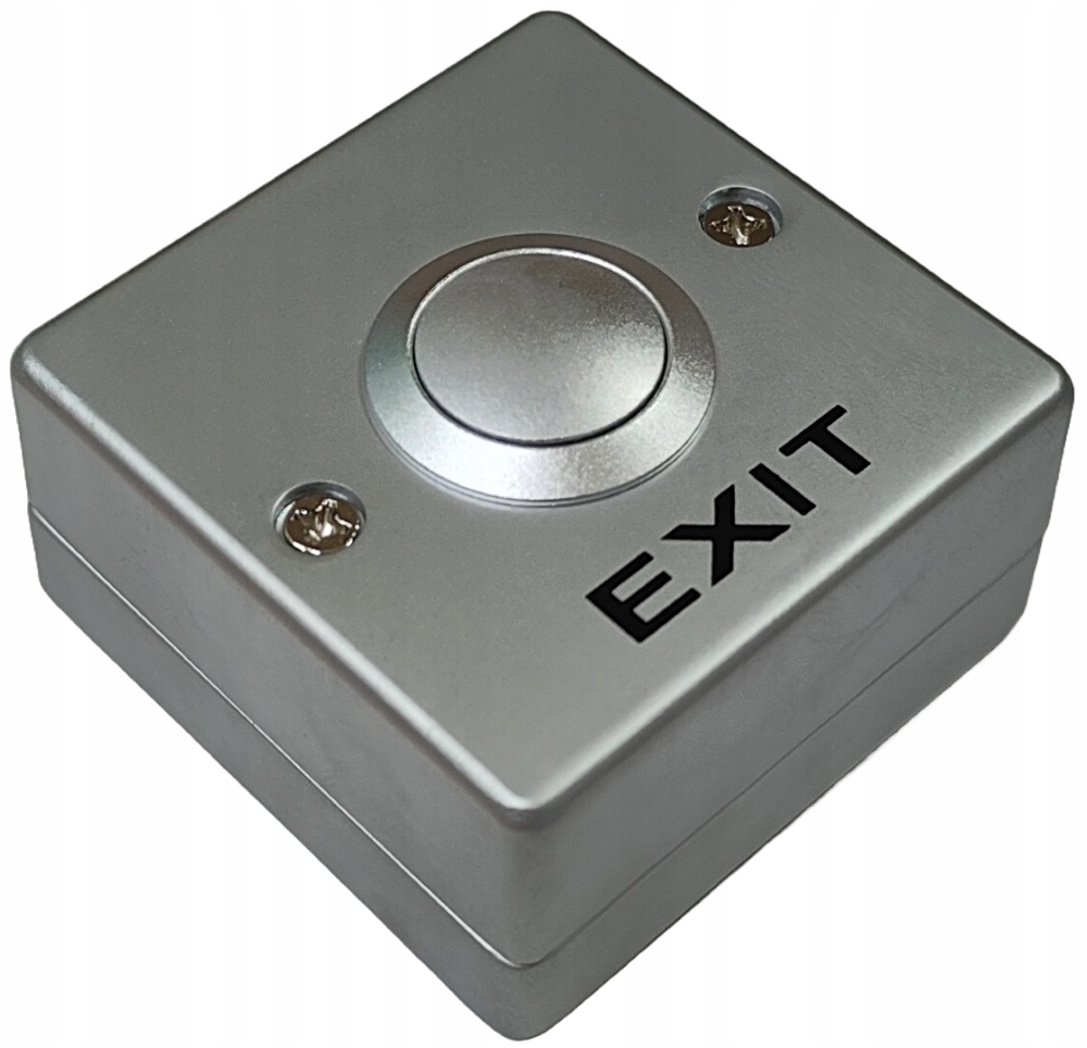 NATYNKOWY PRZYCISK WYJŚCIA WEJŚCIA OTWARCIA DRZWI METAL EXIT FURTKA BRAMA