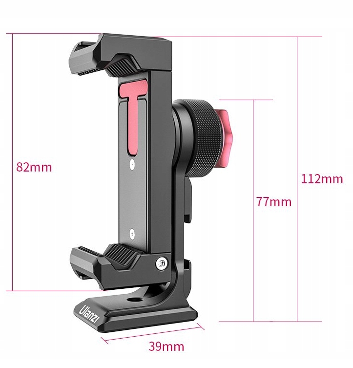 ULANZI ST-27 Metalowy Adapter Statywowy Uchwyt do Telefonu — miniatura 15