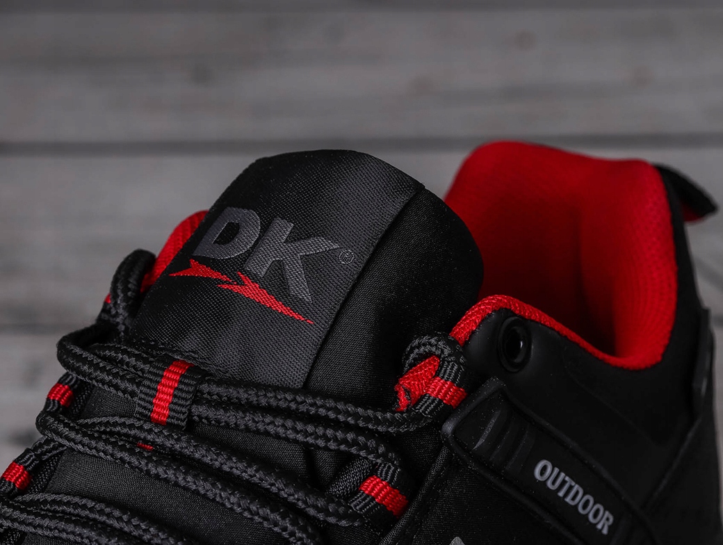 Buty trekkingowe DK Predator 1096 BLK RED D Model WIATROSZCZELNE, OUTDOOR, ODDYCHAJĄCE