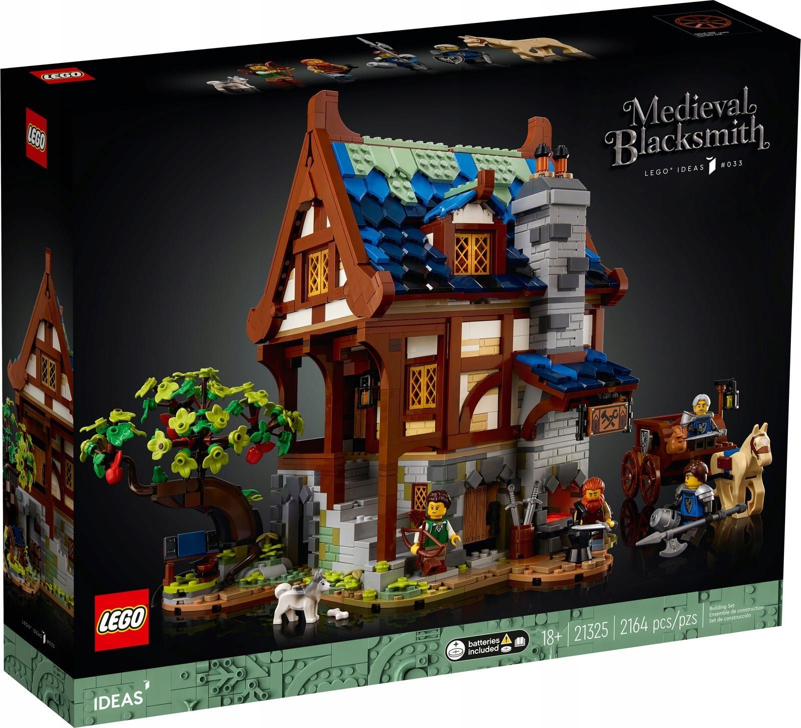 LEGO Ideas 21325 Średniowieczna kuźnia EAN (GTIN) 5702016911985