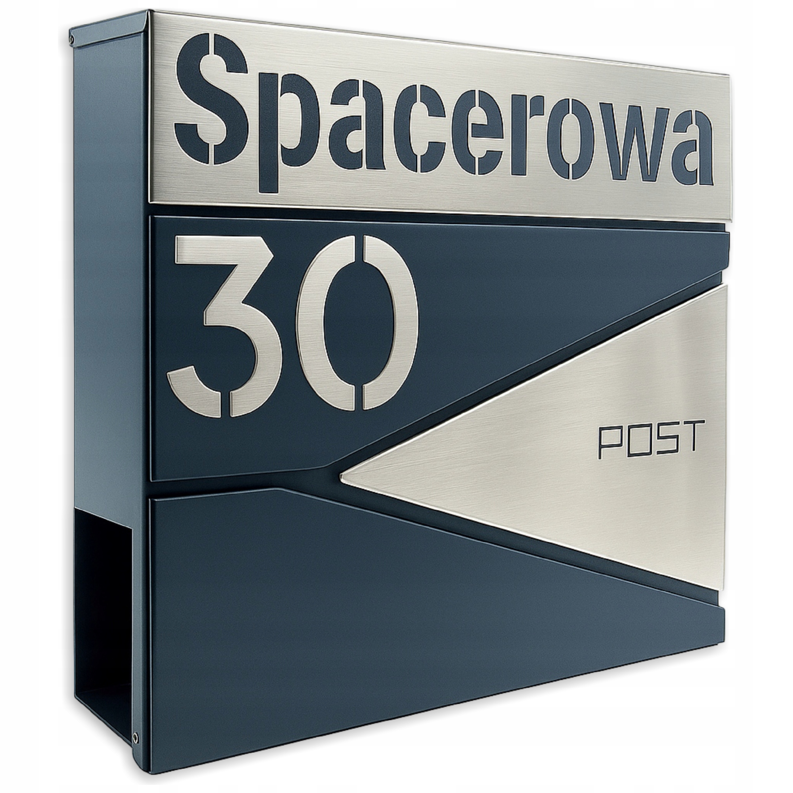Poštovní schránka , nerezová ocel adresa, číslo popisné, Cnc, Antracit