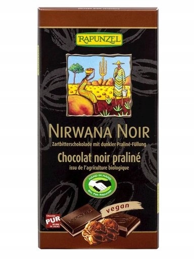 3x Rapunzel Čokoláda nirvana lanýžová Bio 100 g