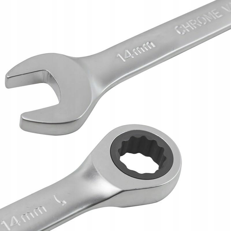 ZESTAW KLUCZY OCZKOWO-PŁASKICH 8-19MM Z GRZECHOTKĄ premium jakość solidne Marka Rockforce