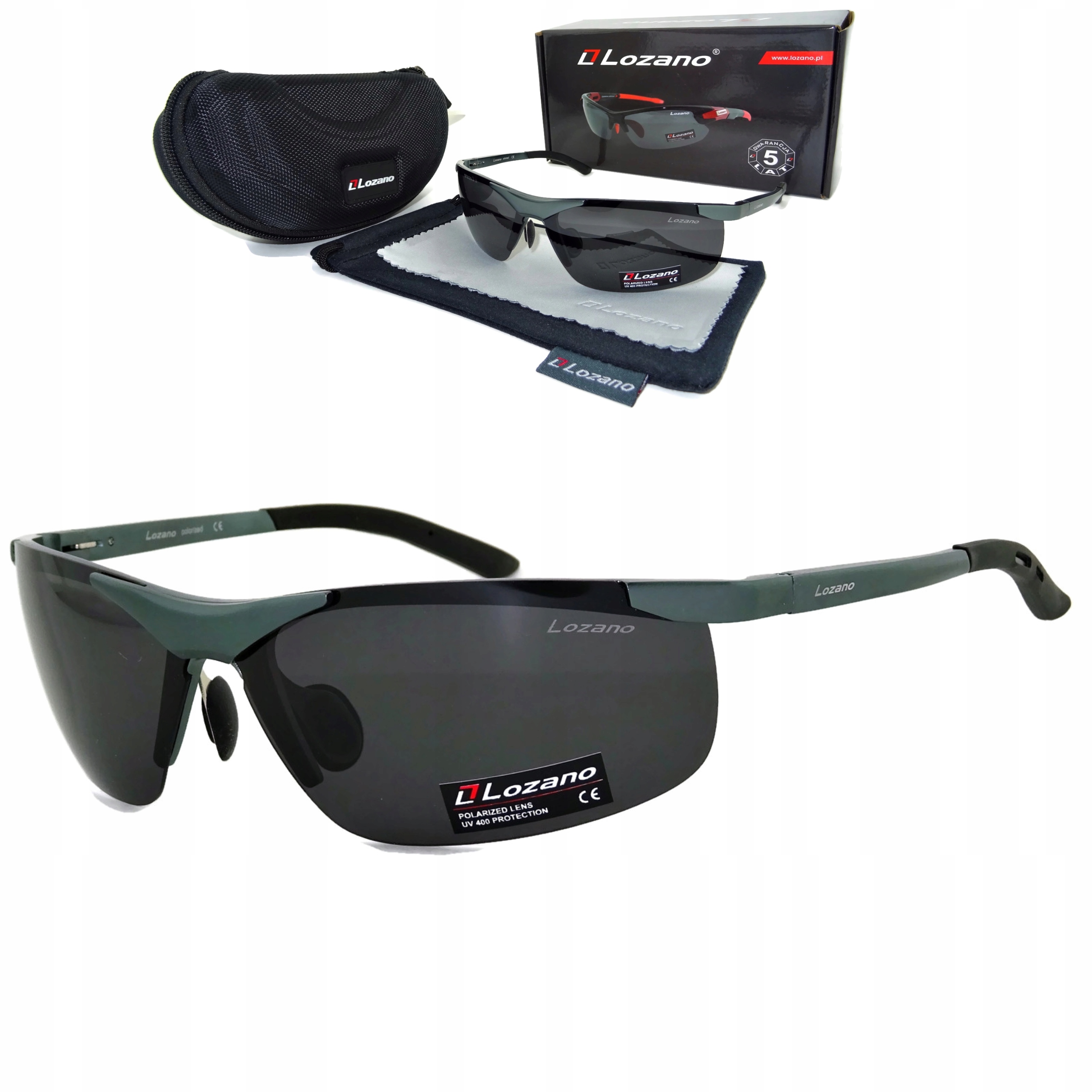 Pánské Sluneční Brýle Polarizace UV400 Pouzdro Lozano