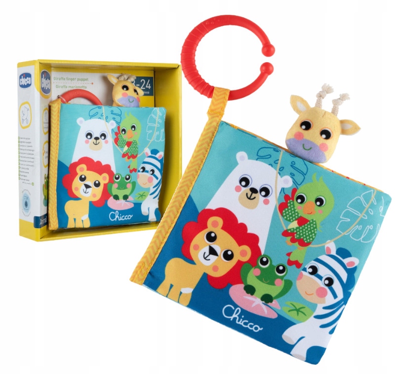 

Chicco Książeczka Sensoryczna Miękka Zwierzątka 3+