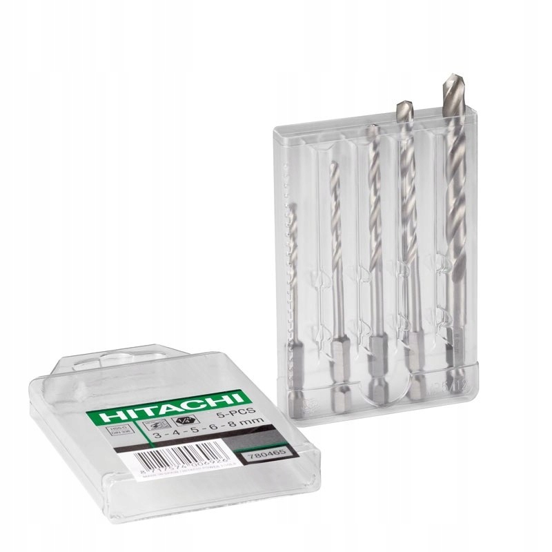 Hikoki 780465 Sada Vrtákov Do Kovu Hss-g DIN338,5KS-1/4HEX