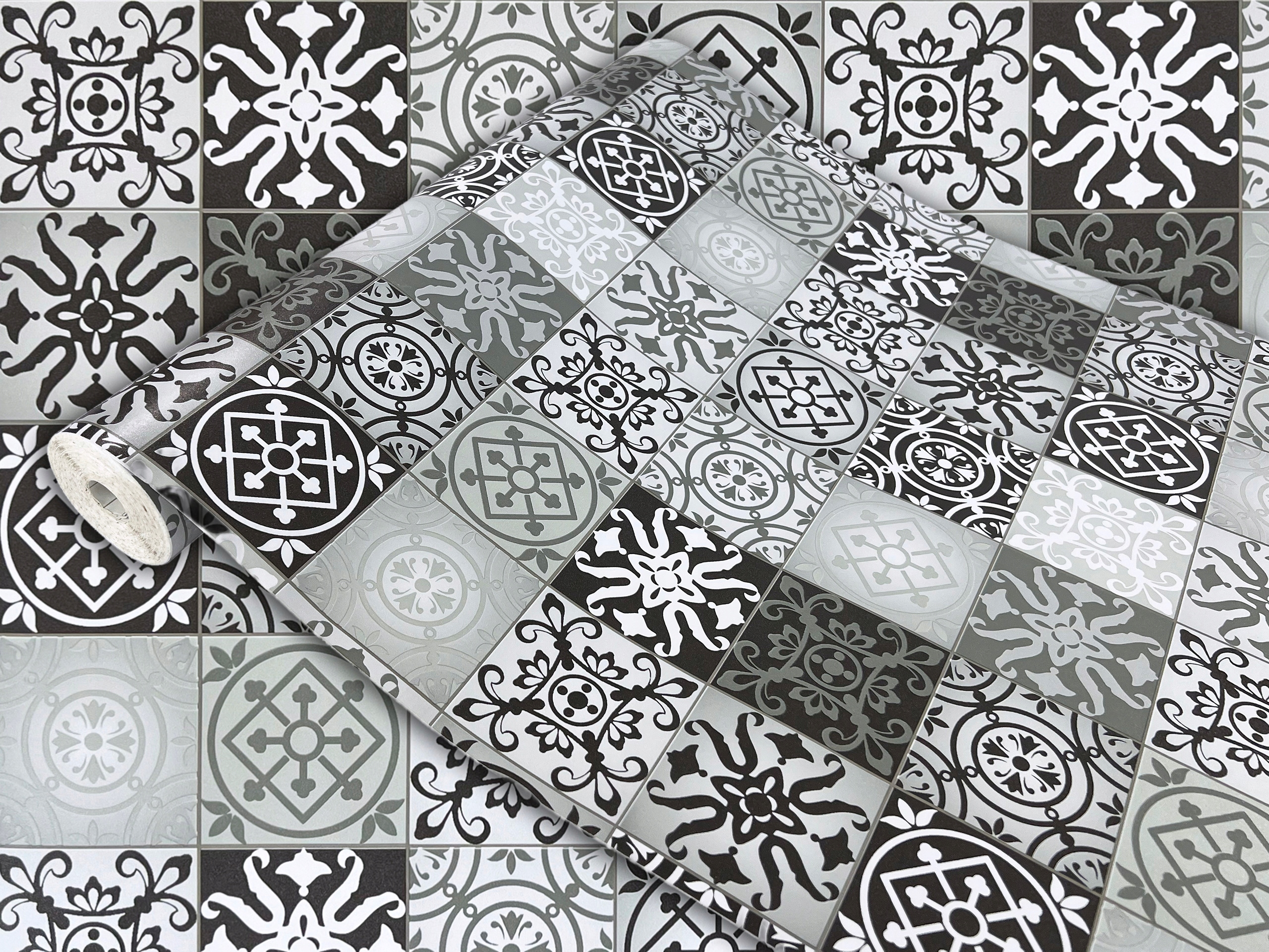 Dekorativní dýha Vzor Dlaždice Fólie Samolepicí Na Nábytek Stěny Diy