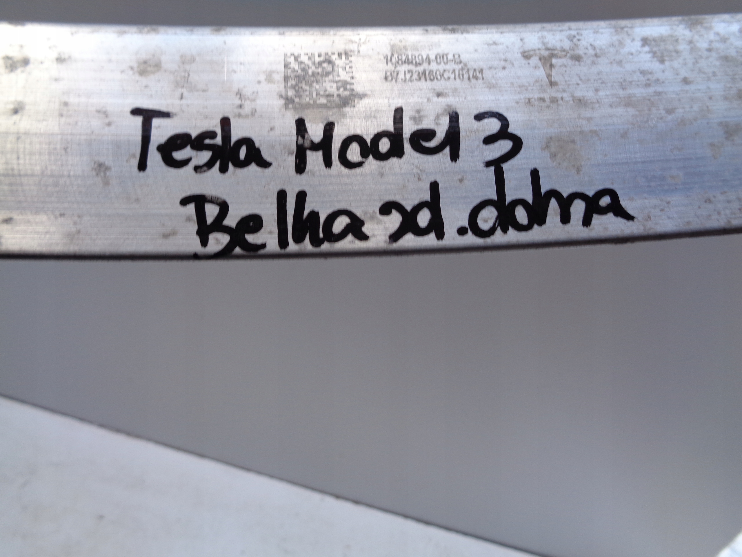 pillar bumper support front TESLA MODEL 3 17