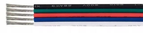 

Przewód 5 żyłowy kabel do taśmy Led Rgbw 1m