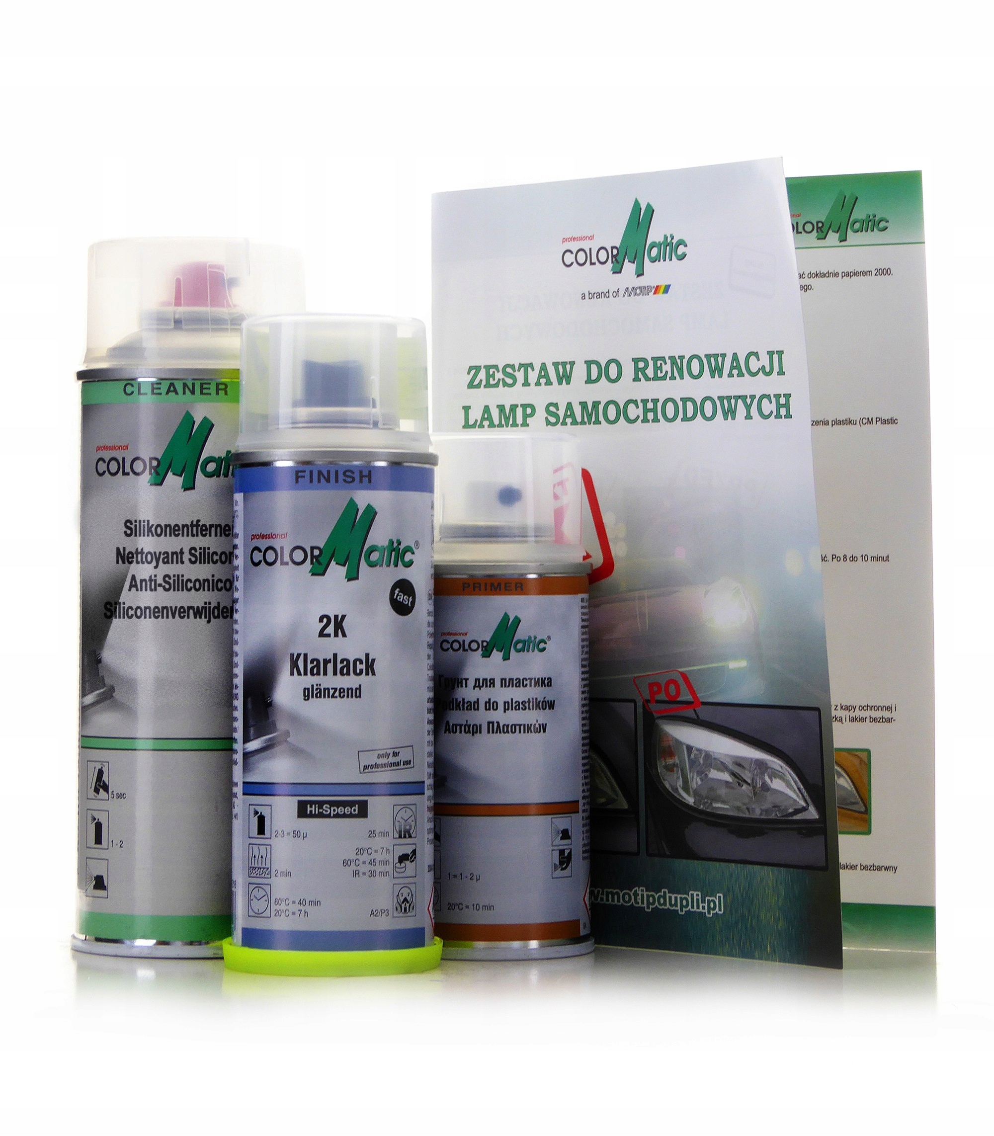 MOTIP КОМПЛЕКТ ДЛЯ РЕМОНТУ ФАР + СТРІЧКА