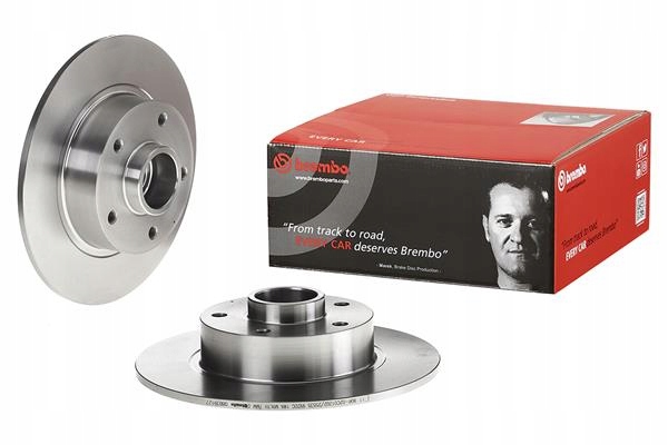 BREMBO TARCZE HAMULCOWE TYŁ 08.B391.27 Rodzaj tarcz Pełne