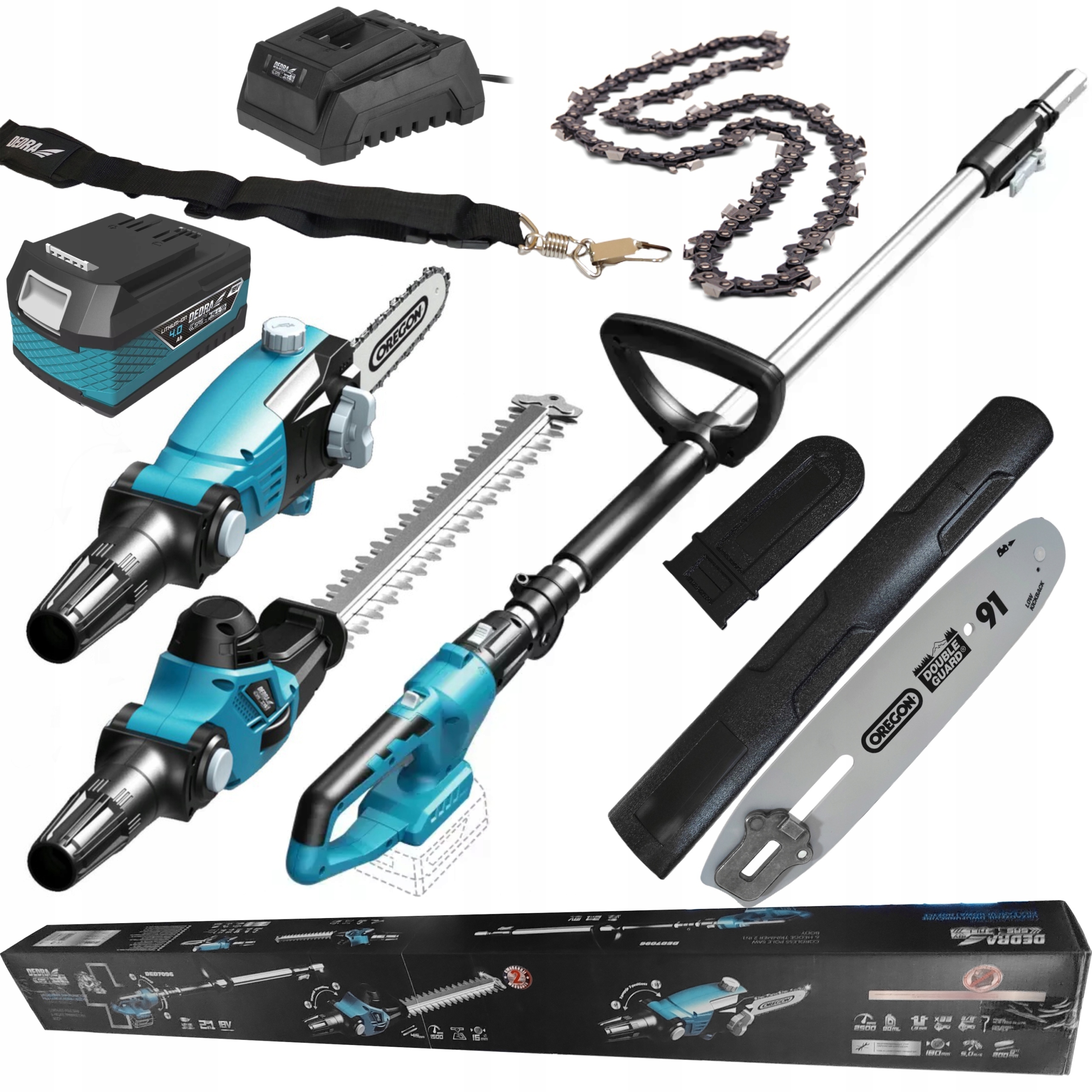 

Dedra Piła Nożyce Na Wysięgniku Aku 18V Pilarka +4