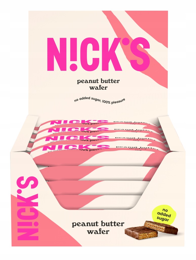 Levně Oplatek Nicks Peanut Butter Wafer 35 g x 24 kusů