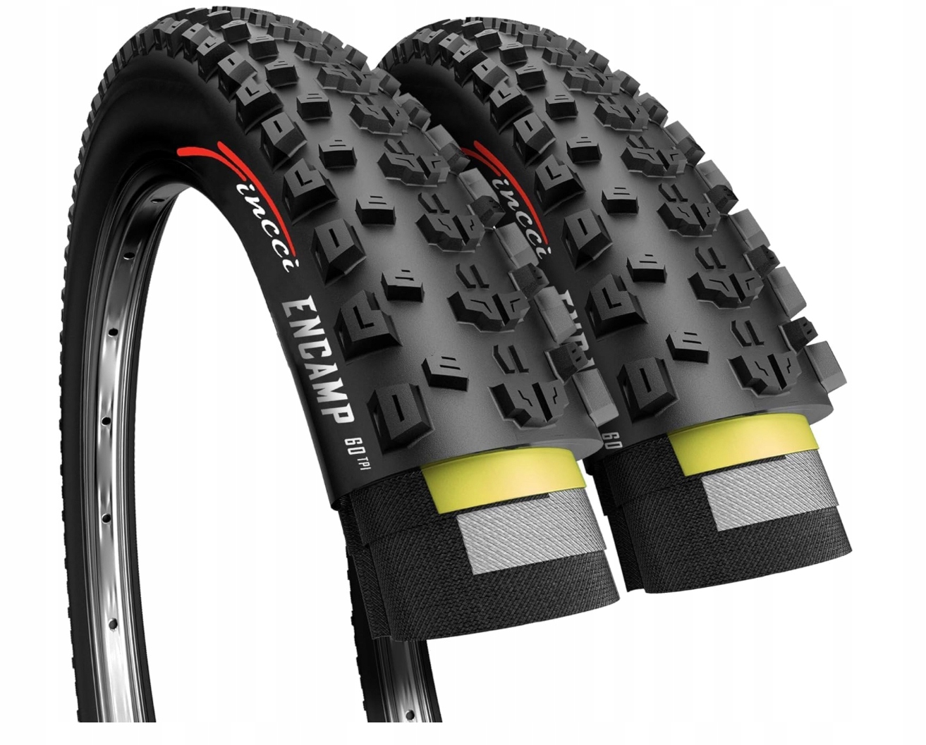 Plášť na kolo pneumatiky pro kolo kostka proti propíchnutí Mtb 27,5 x 2.35 2 ks