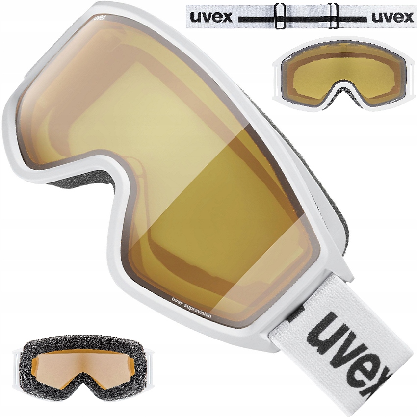 Snowboardové lyžařské brýle Uvex G.gl 3000 Lgl S2 bílé matné 1030