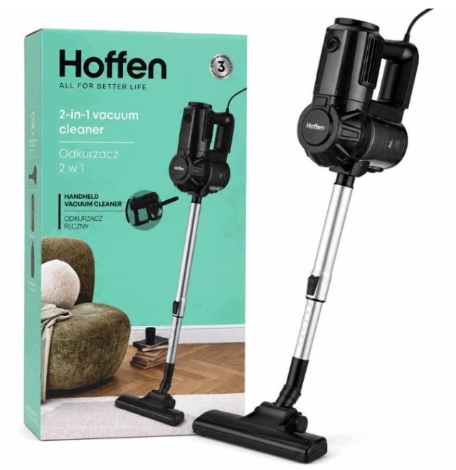 Tyčový vysavač Hoffen SVC-6427 2v1 600W bezsáčkový ruční