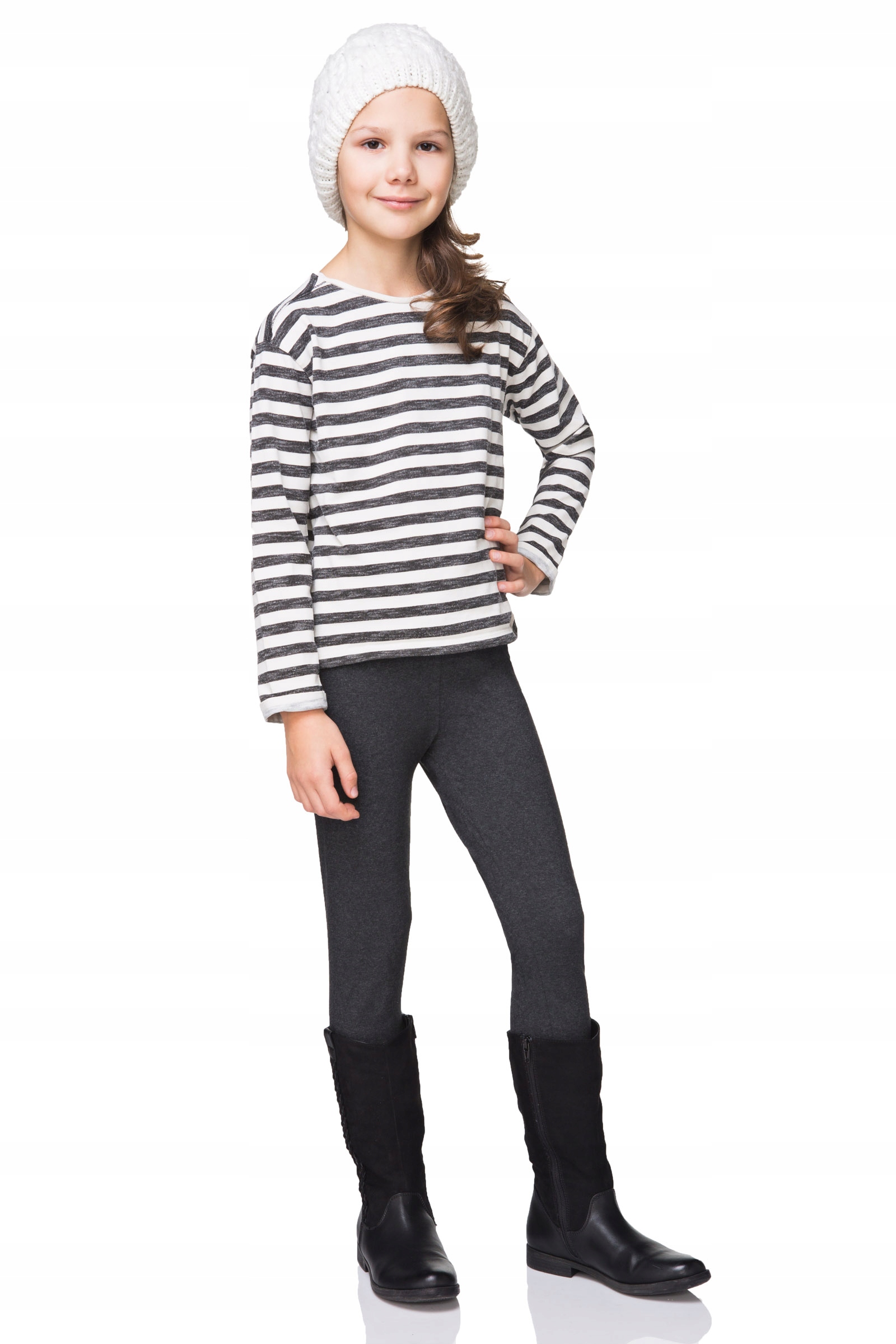 OCIEPLANE LEGGINSY POLAREM DZIEWCZĘCE GETRY - 98 Marka Inna marka