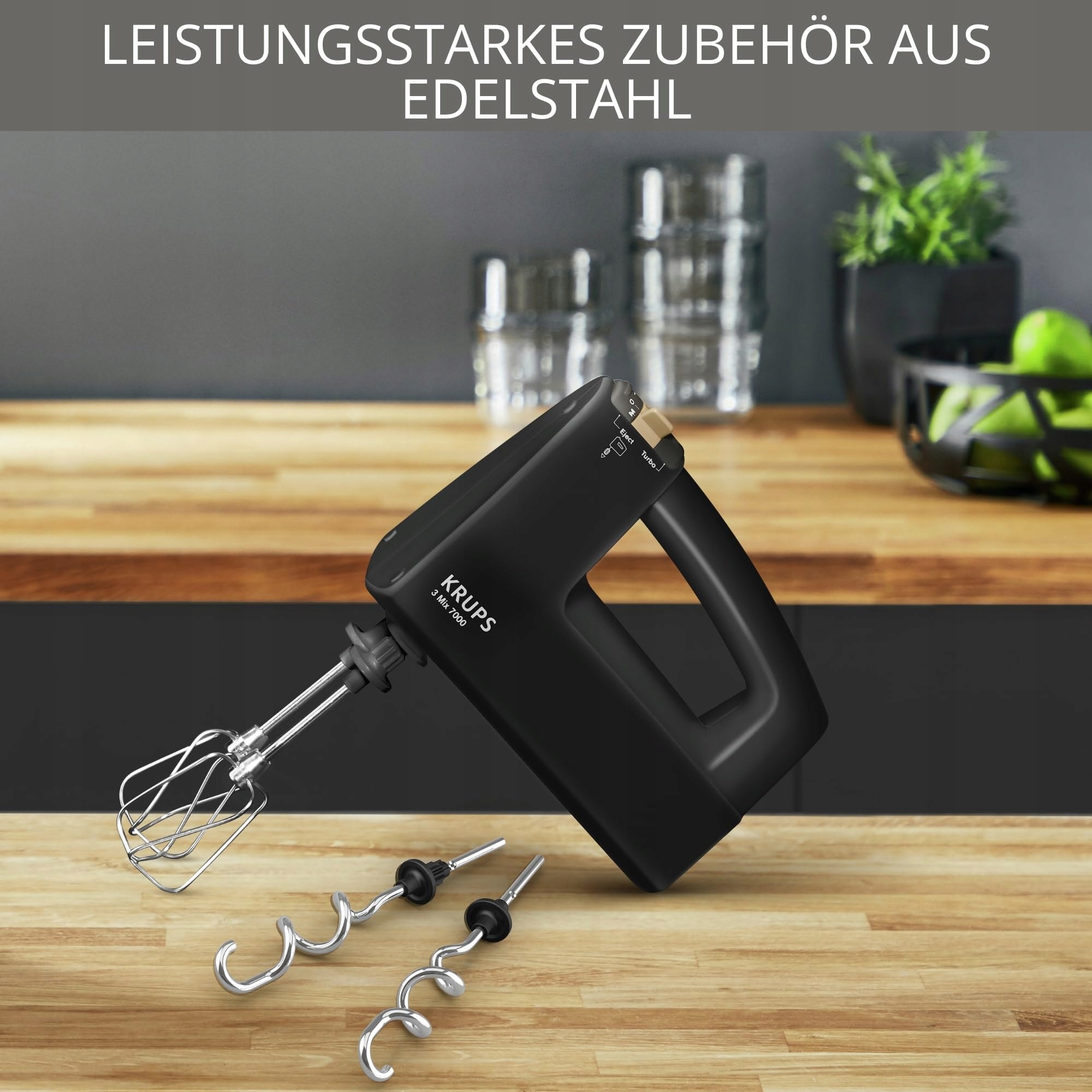 KRUPS Mikser Ręczny 500W Ergonomiczny Uchwyt Czarny Miedziany — miniatura 2