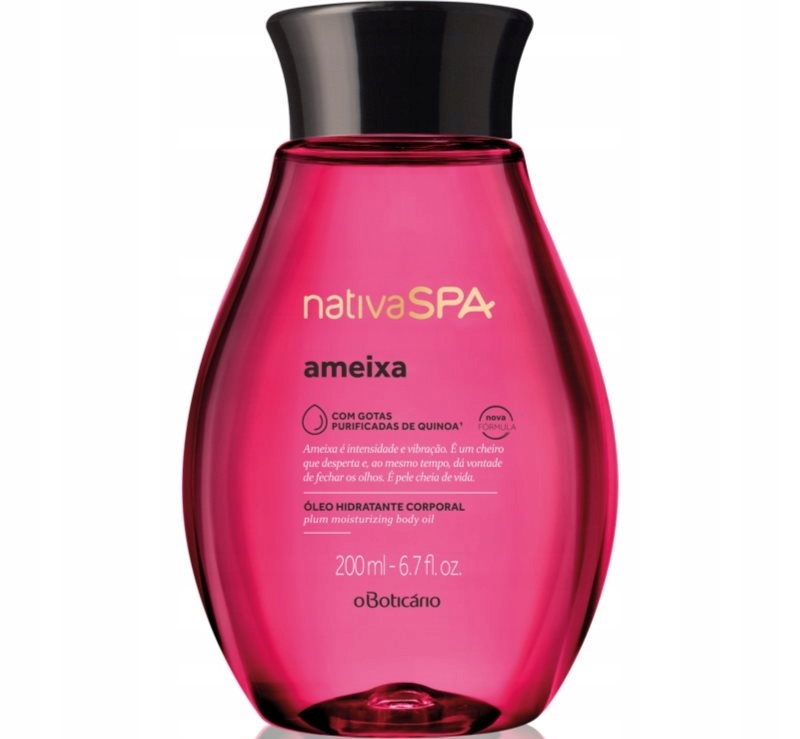 Nativa Spa Plum Flower hydratační tělový olej do koupele 200 ml