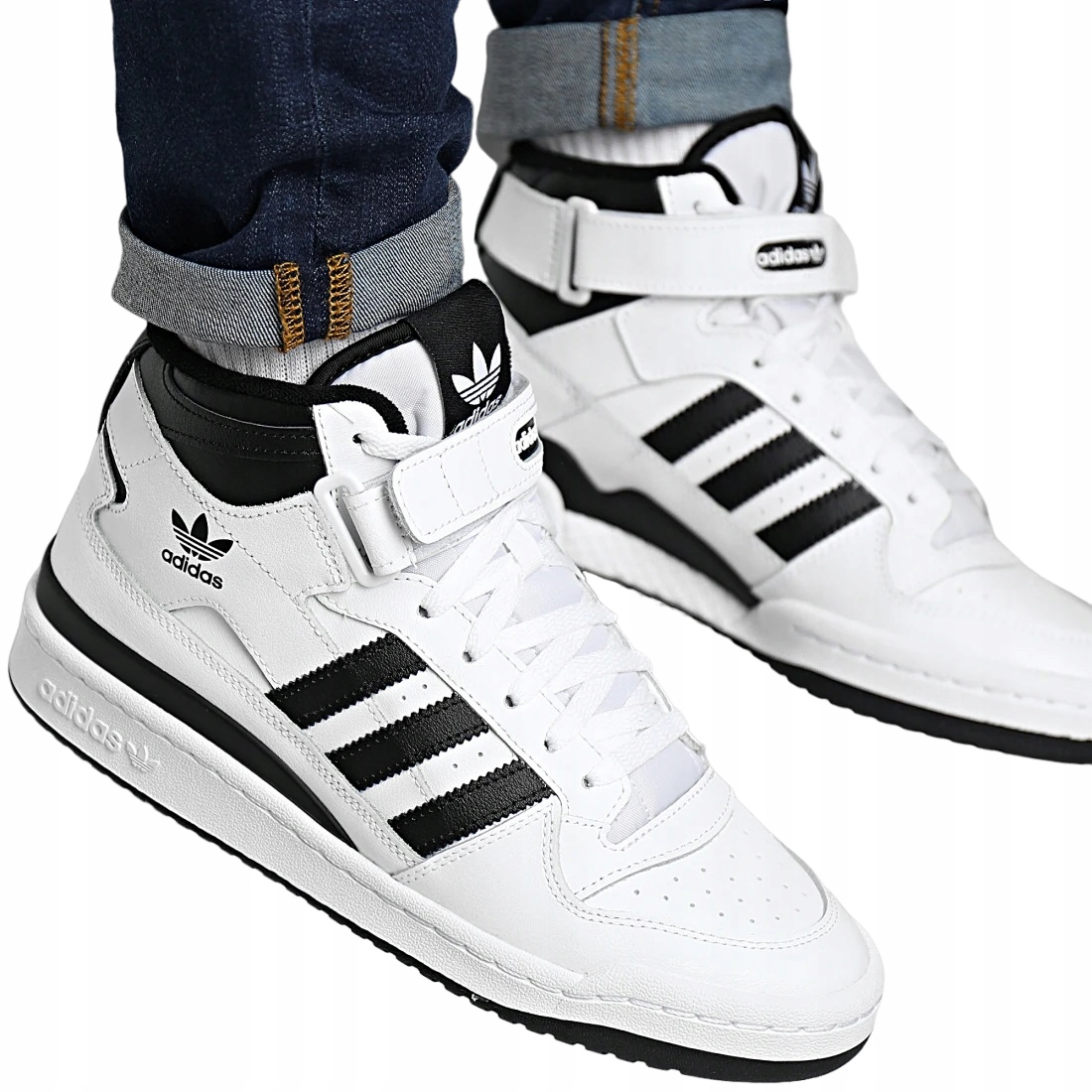 Adidas Forum Mid zimní boty Pánské vysoké sportovní boty Klasika