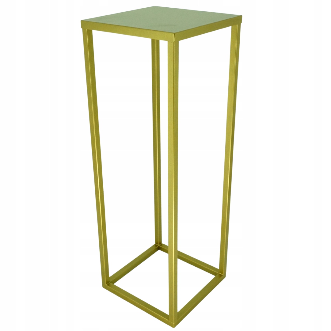 SIMPLE-16 Držák Na Květináč 70 cm kovový, zlatý, 1-úrovňový