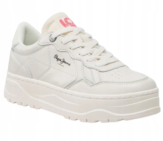 Pepe Jeans Dámské Sportovní Boty Bílé Šněrovací Kožené 37 Awf