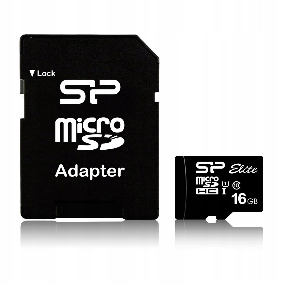 Karta pamięci Silicon Power microSDHC Elite 16GB CL10 UHS-1 (U1) Adapter