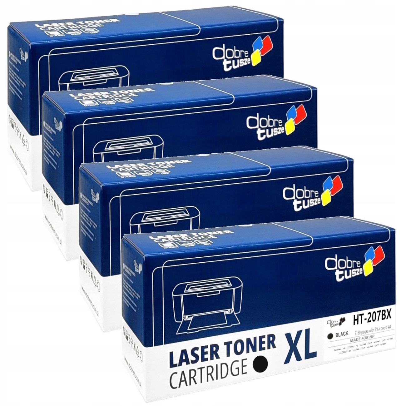 Tonery XL Do Hp Color Laserjet Pro Mfp M282nw M283fdw M283fdn 207X chip