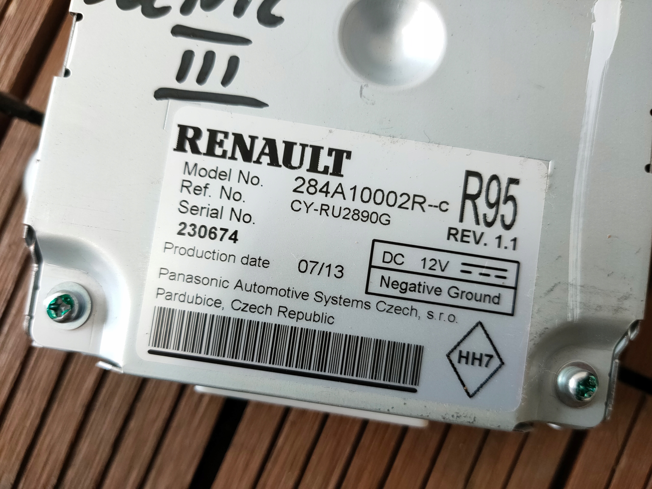RENAULT SCENIC III 09-16 module KAMERY ASYSTENTA control unit 284A10002R OE