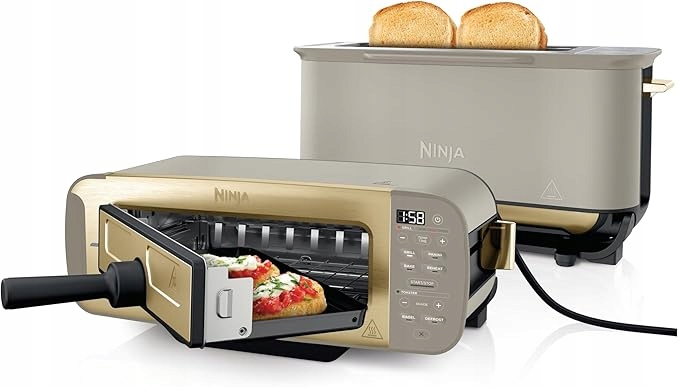 Ninja Foodi ST202EUSTGD toustovač 3v1 gril Stone Gold 1200w Panini