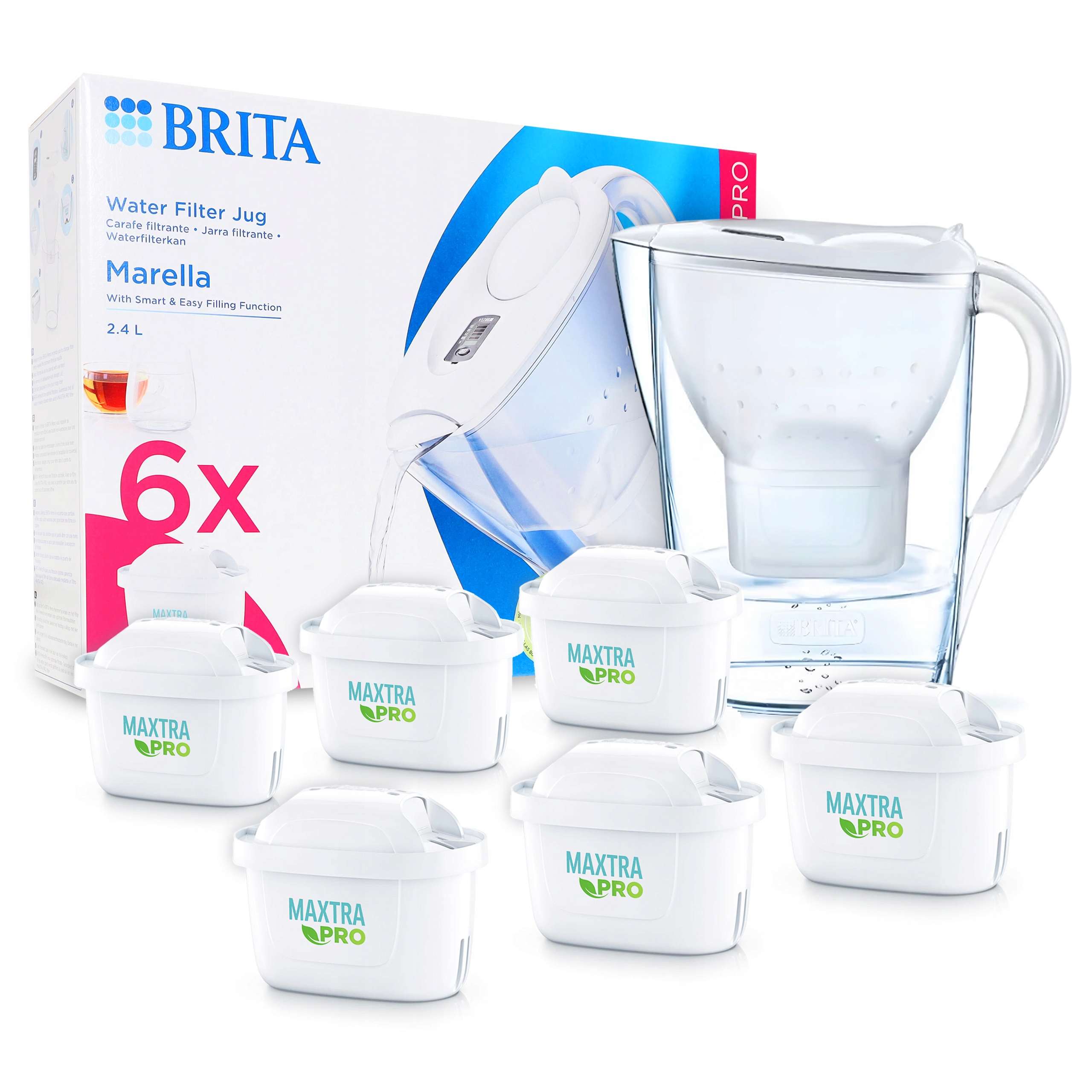 Filtrační konvice Brita Marella Maxtra 6 náplní