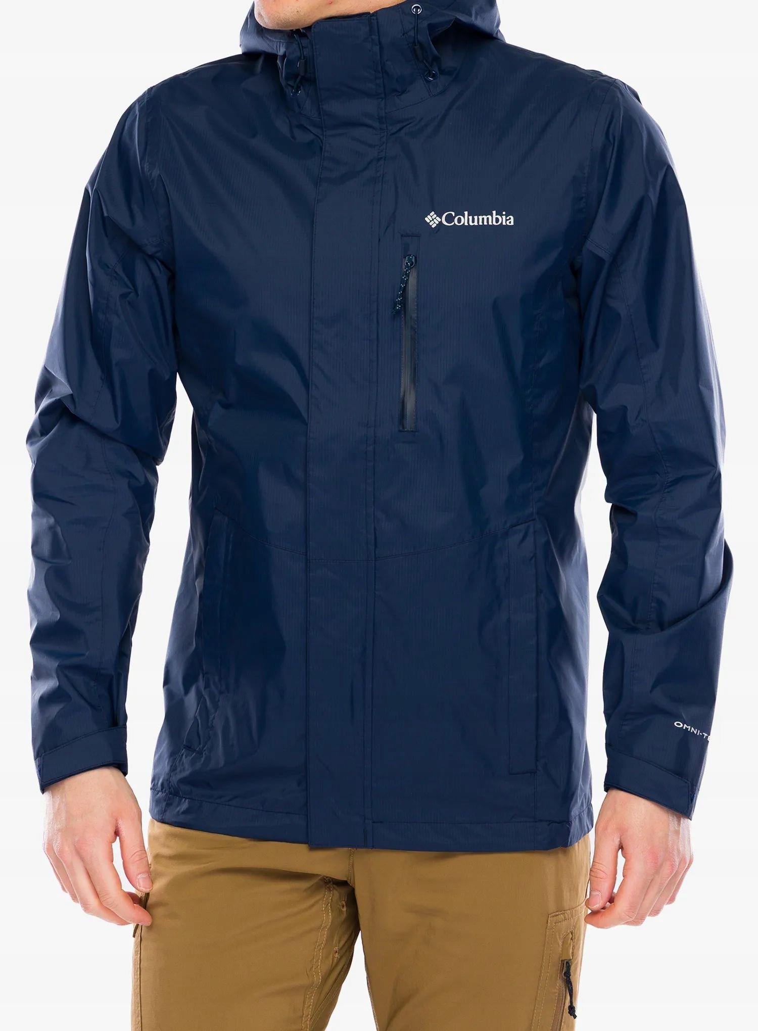 Kurtka przeciwdeszczowa Columbia Pouring Adventure III Jacket navy XL
