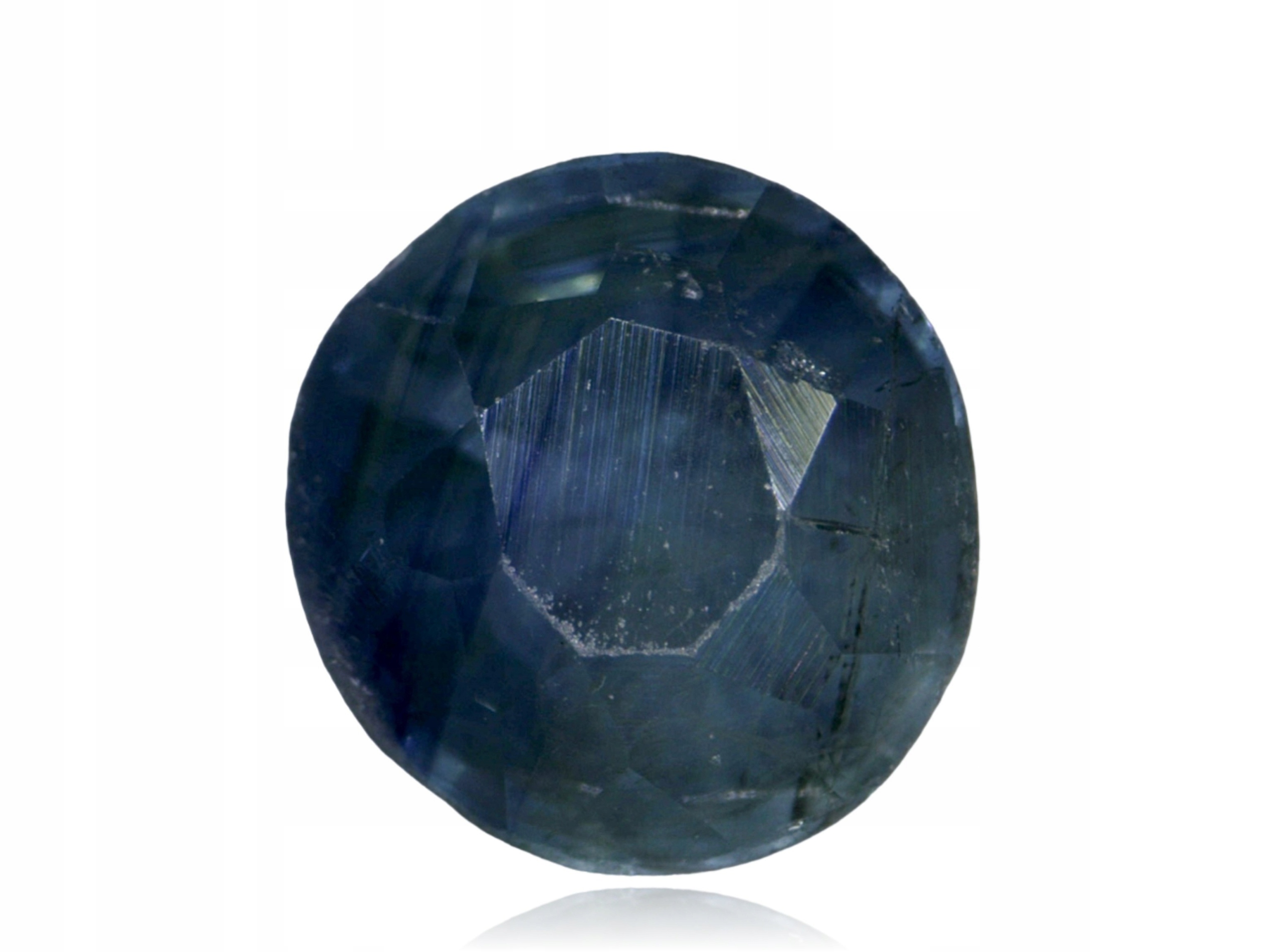 Safír 0.21ct Modrý Kulatý eCertifikát Wbd