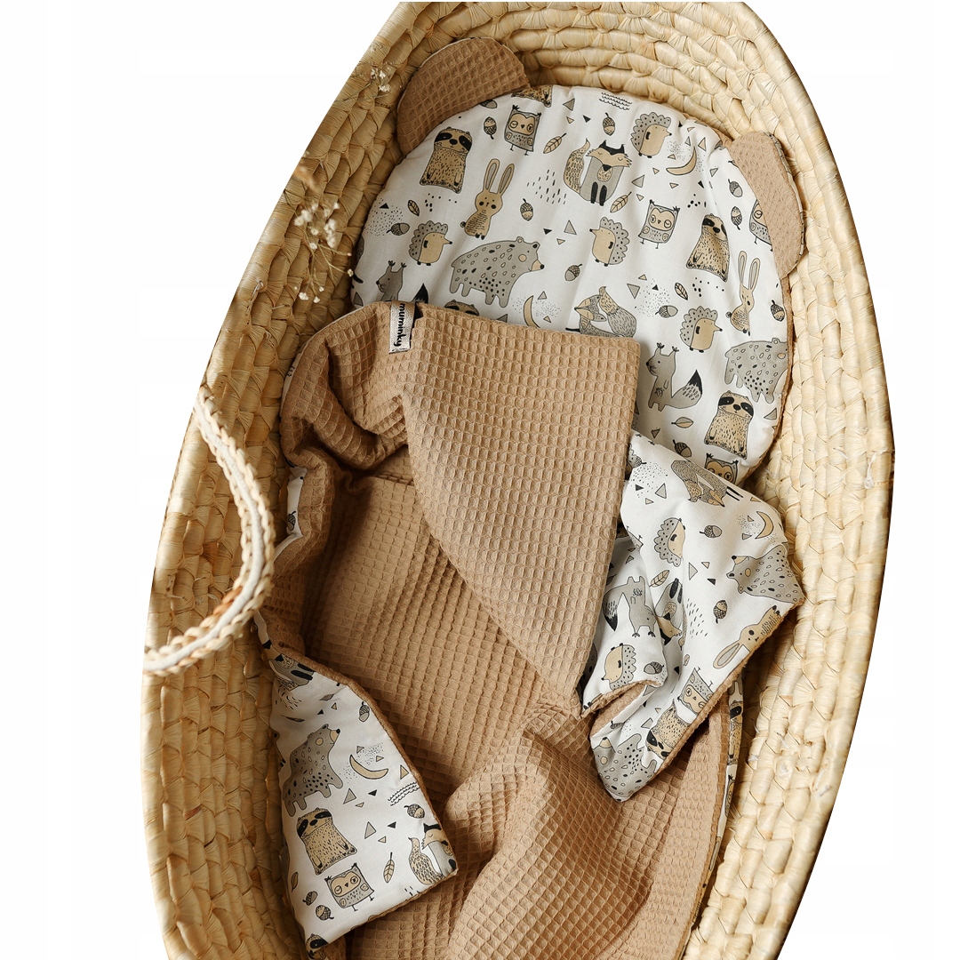 

Komplet Do Wózka 50x75 Kocyk i Poduszka Wafel