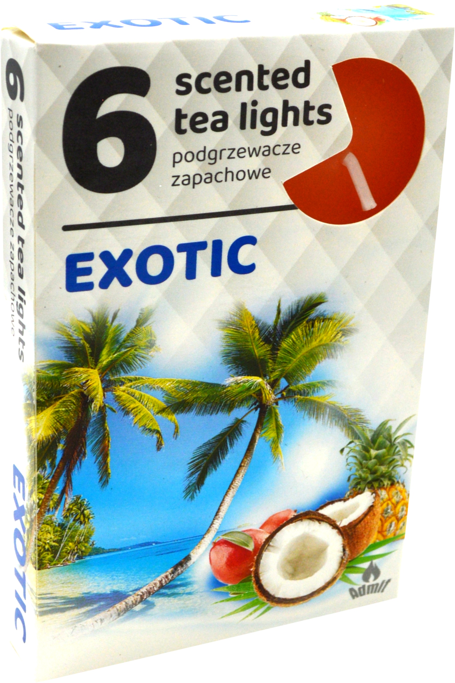 Podgrzewacze zapachowe 6 sztuk, zapach EGZOTYCZNY